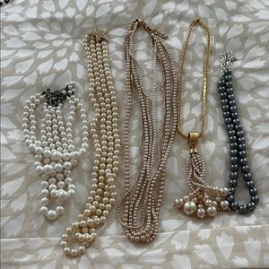 Faux Pearl Necklaces